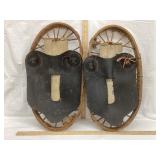 (2) Vintage Snow Shoes, 19 1/2" x 10"