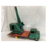 Structo Truck &, Back Wheels Replaced, Missing