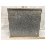Manchester IA Embossed Metal Milk Box, 13 1/4" W