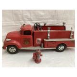 Vintage Tonka Toy Fire Truck, 1/16 Scale,