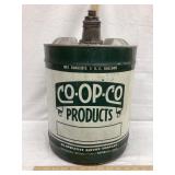 CO-OP- CO Waterloo IA 5 Gal Metal Can