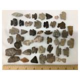 Mostly Partial Arrowheads, Most Found in Delaware