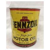 Pennzoil 1 Gal. Motor Oil Can, 7 3/4'T