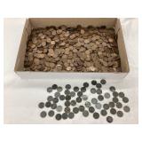 Approx. (1624) Wheat Pennies from 1909-1943