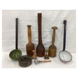 Primitive Kitchen Utensils, Incl. (2) Raisin