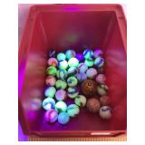 Vintage Marbles, Some Glowing, Some Clay