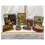 (8) English Tobacco & Candy Tins