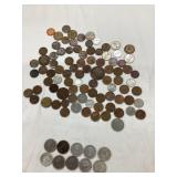 Collection of Foreign Coins incl. Some Silver