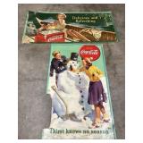 (3) Vintage Coca-Cola Adv. Paper Posters on
