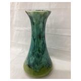 Green Glaze Pottery Vase, 8'T