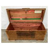 Mid-Century Cedar Chest w/ Key, 24'T, 47'W, 19'D