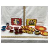 Vintage Tin Litho Children