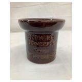 Red Wing Stoneware Sewer Tile Sample w/ Lid, 3'T