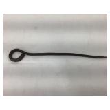 Cast Iron Wall Peg for Log Cabin, 10'L