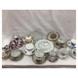 Large Collection of Teacups & Saucers, etc., Some