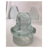 Hemingray Glass Insulator, Chip, 5"T