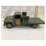 Buddy L Pressed Steel Toy Army Truck, 1:16 Scale,