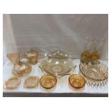 Carnival Glass Collection Incl. Covered Butter