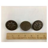 (2) Star Rosettes &(1) US Rosette
