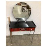 Mid-Century Barber Shop Cabinet/Desk w/
