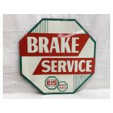 EIS Brake Parts Brake Service Tin Adv. Sign,