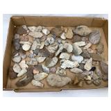 Lot of Partial Arrowheads & Indian Artifacts, A
