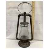 Early "Tubular" Lantern by Chicago Mfg., 14 1/2"T