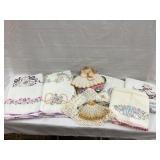 Vintage Linens, Handkerchiefs, Doilies, etc.,