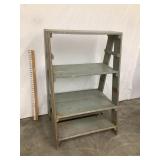 Primitive Painted 4 Tier Shelf, 45 1/2'T, 30'W,