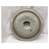 30 Gal. Red Wing Stoneware Petal Lid, Double
