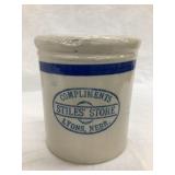 Stiles Store, Lyons, NE Adv. Red Wing Stoneware