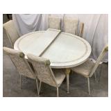 Mid-Century Dining Room Set, Formica Top Table w/