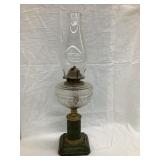 Kerosene Lamp w/ Metal Base, 20"T