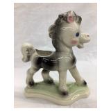 Vintage Ceramic Horse Planter, 7 3/4?T