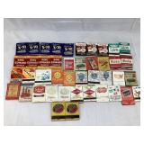 Vintage Adv. Match Books, Incl. Cigarette, Beer,