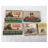 (5) Tractor/Implement Adv. Matchbooks, EMPTY,