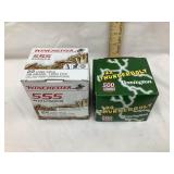 (2) Boxes of 22 LR Bullets, Both Appear Full But