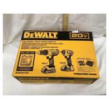 New DeWalt 20V Drill & Impact Driver Set