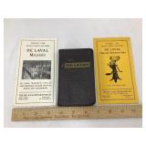 1967 DeLavalPocket Dairy and 1939 & 1940