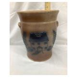 2006 Maple City Pottery 9 1/2ï¿½T Crock w/ House