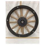 Antique Wooden Spoke Car Rim, 20 3/4" Diameter