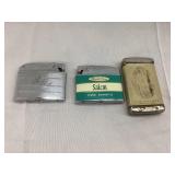 (3) Vintage Lighters, Incl. Salem Cigarettes,