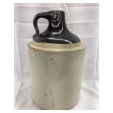 1 Gal. Stoneware Jug, Side & Base/Bottom Cracks,
