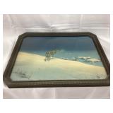 Lone Wolf Framed Print, 17 1/2ï¿½L, 13 1/2ï¿½T
