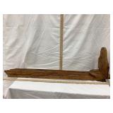 Primitive Wooden Wall Hanging Clothes Drying