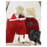 (2) Santa Pants, Hats, Wigs, Beards, Etc.