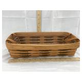 Longaberger Basket w/ Plastic Liner, 14 1/2ï¿½L, 3