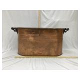 Copper Boiler, Missing 1 Handle, 24" W x 13" T,