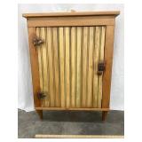 Primitive Wooden Hanging One Door Medicine