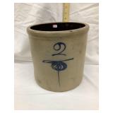 Red Wing 2 Gal. Salt Glazed Crock w/ Bumblebee
